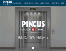 Tablet Screenshot of pincuselevator.com